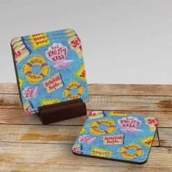 Progift The Krusty Krab Pattern Coaster - Set Of 4