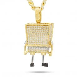 King_ice SpongeBob X King Ice - XL SpongeBob SquarePants Necklace Accessories