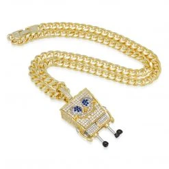 King_ice SpongeBob X King Ice - XL SpongeBob SquarePants Necklace Accessories