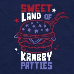 Monster Digital SpongeBob SquarePants The Krusty Krab Land Of Krabby Patties Adult Short Sleeve T-Shirt