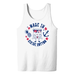 Dtg2go SpongeBob SquarePants Made In Bikini Bottom Adult Tank Top