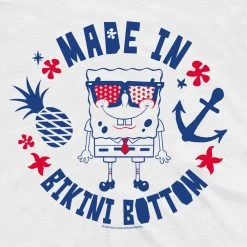 Dtg2go SpongeBob SquarePants Made In Bikini Bottom Adult Tank Top