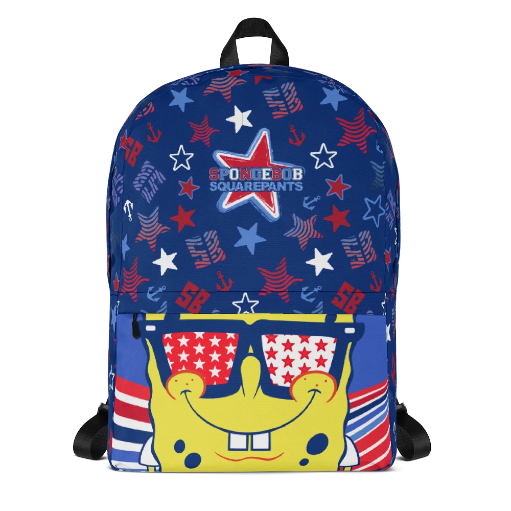 Printful SpongeBob SquarePants Star Pattern Backpack