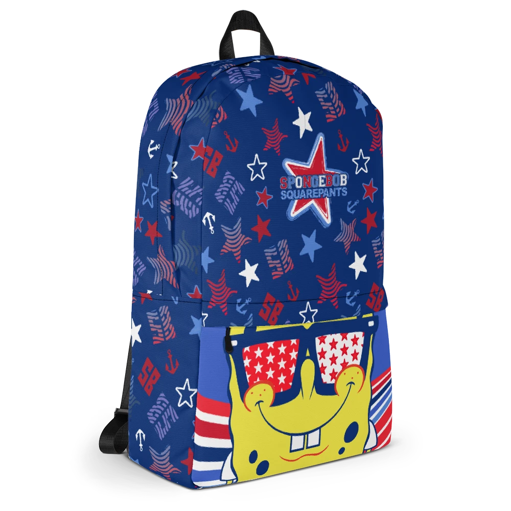 Printful SpongeBob SquarePants Star Pattern Backpack