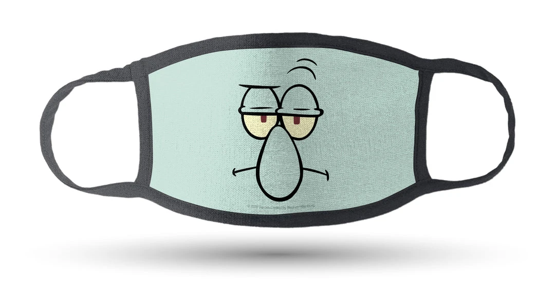 Shiphero-wildbobby SpongeBob SquarePants Big Face Washable Face Masks - Pack Of 3