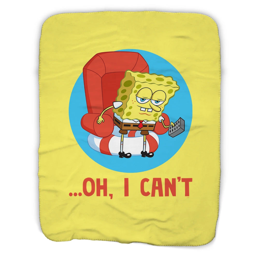 Progift SpongeBob SquarePants Oh, I Can't Meme Sherpa Blanket Kids & Baby