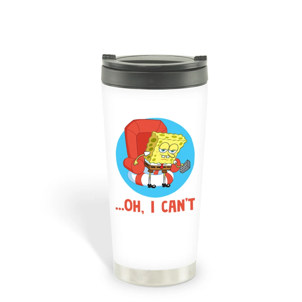 Photomugs SpongeBob SquarePants Oh, I Can't Meme 16 Oz Stainless Steel Thermal Travel Mug