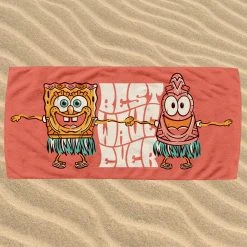 Progift Kids & Baby SpongeBob SquarePants Best Wave Ever Beach Towel