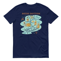 Monster Digital SpongeBob SquarePants Welcome To Paradise Adult Short Sleeve T-Shirt Clothing