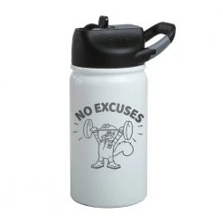 Monetyze-vismark SpongeBob SquarePants Sandy Cheeks No Excuses Laser Engraved Short SIC Water Bottle Drinkware