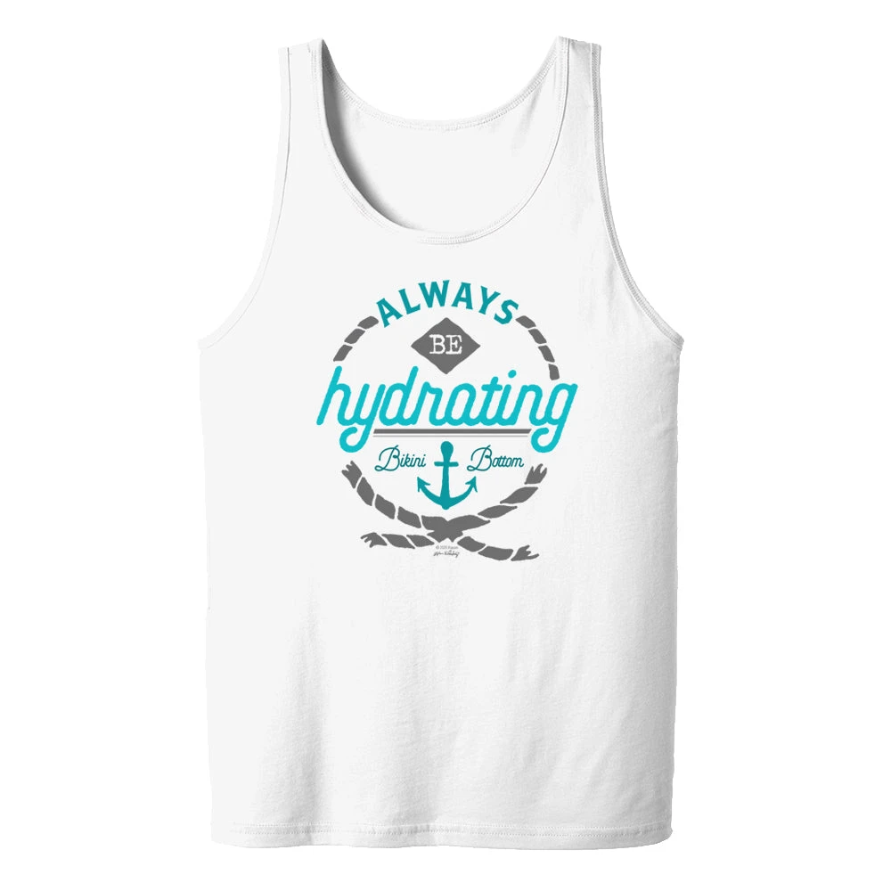 Monster Digital SpongeBob SquarePants "Always Be Hydrating" Adult Tank Top Clothing