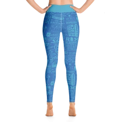 Printful SpongeBob SquarePants Nautical Nonsense Women's Yoga Leggings