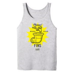 Dtg2go Clothing SpongeBob SquarePants Wash Your Fins Adult Tank Top