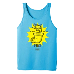 Dtg2go Clothing SpongeBob SquarePants Wash Your Fins Adult Tank Top