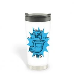 Photomugs SpongeBob SquarePants Wash Your Fins 16 Oz Stainless Steel Thermal Travel Mug
