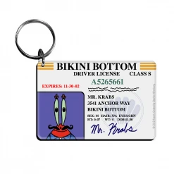 Fba-logosunlimited SpongeBob Bikini Bottom Drivers License Keychain Bundle