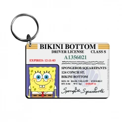 Fba-logosunlimited SpongeBob Bikini Bottom Drivers License Keychain Bundle