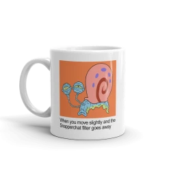 Monetyze-casetry SpongeBob Gary Snapperchat Meme Mug Drinkware