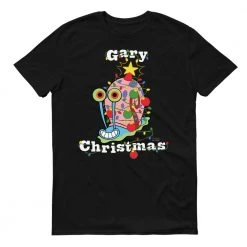 Monster Digital SpongeBob Gary Christmas Short Sleeve T-Shirt