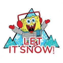 Photomugs SpongeBob Let It Snow 15 Oz White Mug