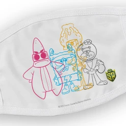 Progift SpongeBob SquarePants IJLSA Silhouette Washable Face Mask
