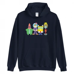 Printful Clothing SpongeBob SquarePants IJLSA Hooded Sweatshirt