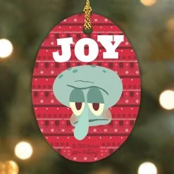 Photomugs SpongeBob SquarePants Joy Oval Ceramic Ornament Home & Office