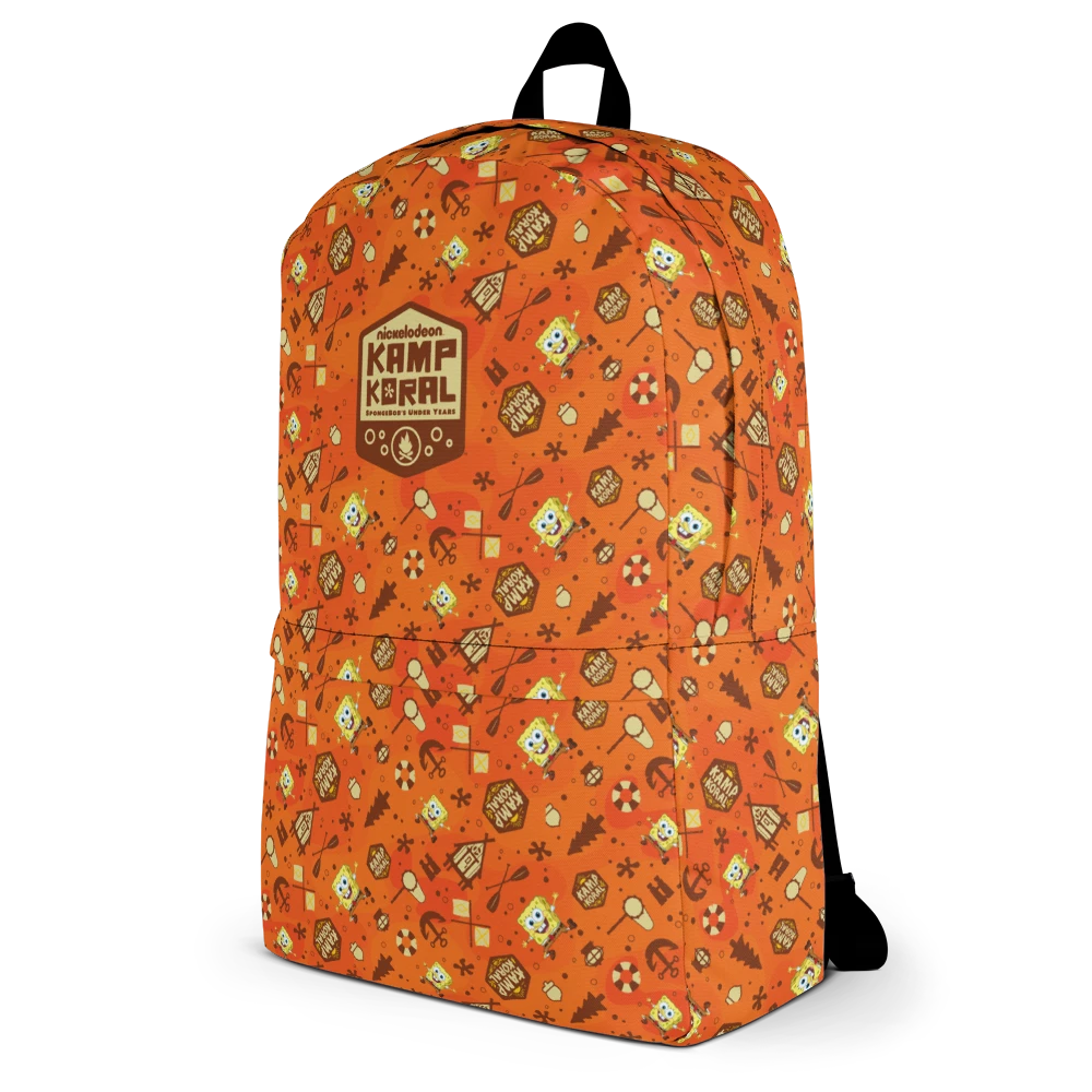 Printful Accessories SpongeBob SquarePants Kamp Koral Premium Backpack
