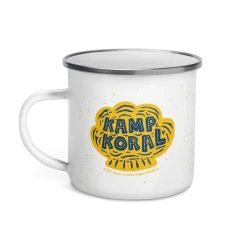 Printful SpongeBob SquarePants Kamp Koral Enamel Camping Mug