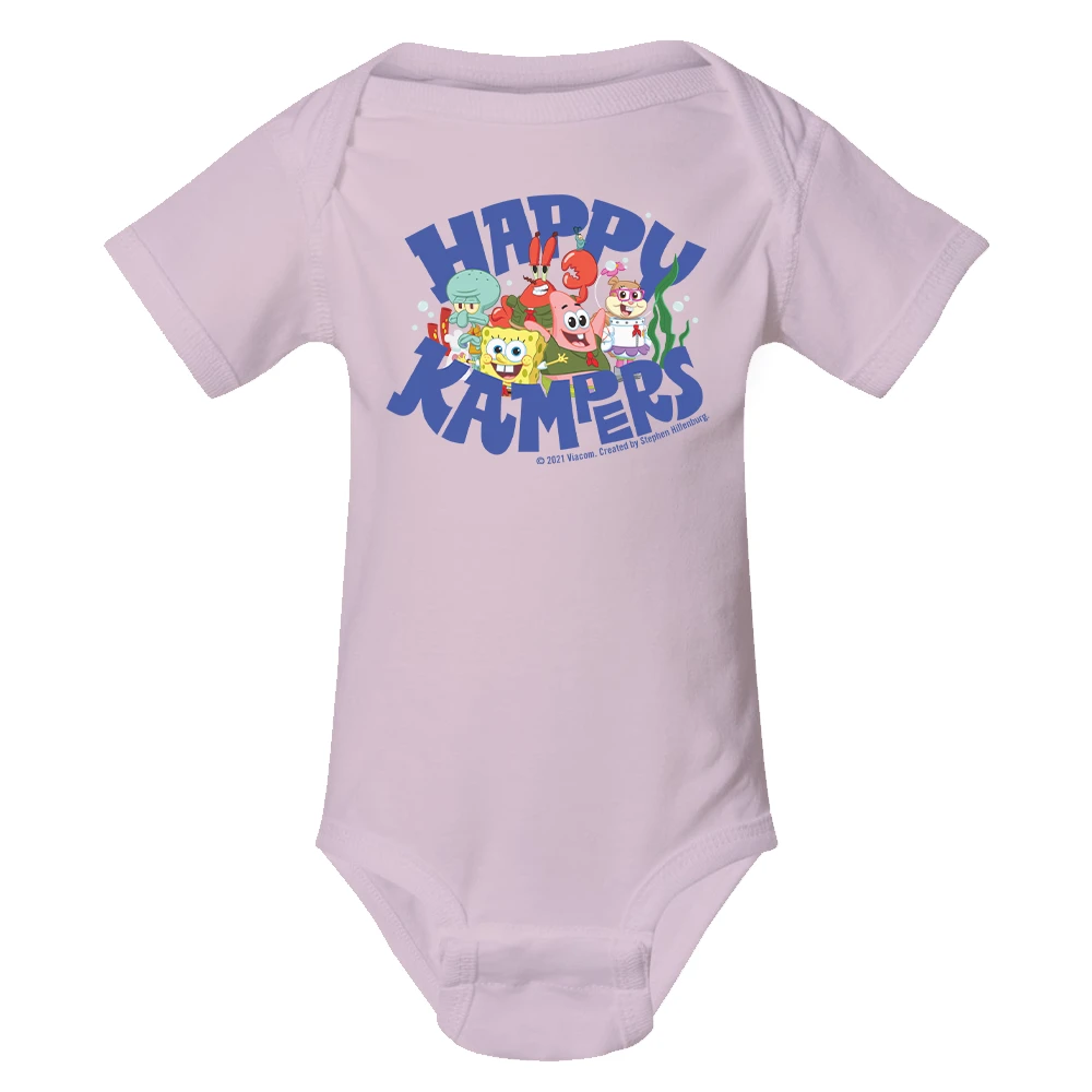 Monster Digital Clothing SpongeBob Kamp Koral Happy Kampers Baby Bodysuit