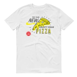 Monster Digital SpongeBob SquarePants The Krusty Krab New Pizza Adult Short Sleeve T-Shirt Clothing