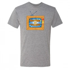 Monster Digital Clothing SpongeBob SquarePants Mermaidman And Barnacleboy TV Men's Tri-Blend T-Shirt