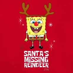 Monster Digital SpongeBob Santa's Missing Reindeer Women's Tri-Blend T-Shirt