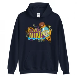 Printful SpongeBob SquarePants Play To Win Hooded Sweatshirt