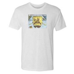 Monster Digital SpongeBob Allergies Meme Tri-Blend Short Sleeve T-Shirt Clothing