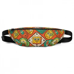 Printful Accessories SpongeBob SquarePants Sponge On The Run Badges Premium Fanny Pack