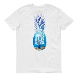 Monster Digital Clothing SpongeBob SquarePants Sponge On The Run Better With Friends Pineapple Silhouette Adult Short Sleeve T-Shirt