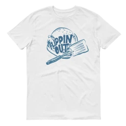 Monster Digital SpongeBob SquarePants Sponge On The Run Flippin’ Out Adult Short Sleeve T-Shirt Clothing