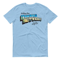 Monster Digital SpongeBob SquarePants Sponge On The Run Greetings From Bikini Bottom Adult Short Sleeve T-Shirt Clothing