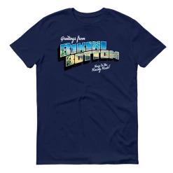 Monster Digital SpongeBob SquarePants Sponge On The Run Greetings From Bikini Bottom Adult Short Sleeve T-Shirt Clothing