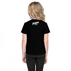 Printful SpongeBob SquarePants Sponge On The Run Happy Campers Kids Short Sleeve T-Shirt