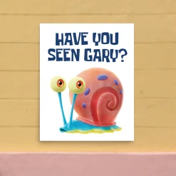 Circlegraphics SpongeBob SquarePants Sponge On The Run Have You Seen Gary Premium Satin Poster Home & Office