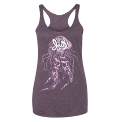 Dtg2go SpongeBob SquarePants Sponge On The Run Ready For This Jelly Women's Tri-Blend Racerback Tank Top Clothing