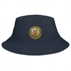 Printful SpongeBob SquarePants Sponge On The Run Sandy Badge Flexfit Bucket Hat Accessories