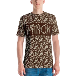 Printful SpongeBob SquarePants Sponge On The Run Tiki Time Patrick Unisex Short Sleeve T-Shirt