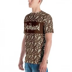 Printful SpongeBob SquarePants Sponge On The Run Tiki Time Squidward Unisex Short Sleeve T-Shirt Clothing