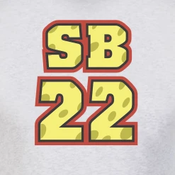 Monster Digital SpongeBob SquarePants SpongeBob And Patrick Football Mash-Up Men's Tri-Blend T-Shirt Clothing