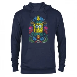 Dtg2go SpongeBob Sugar Sponge Full Color Hooded Sweatshirt Clothing