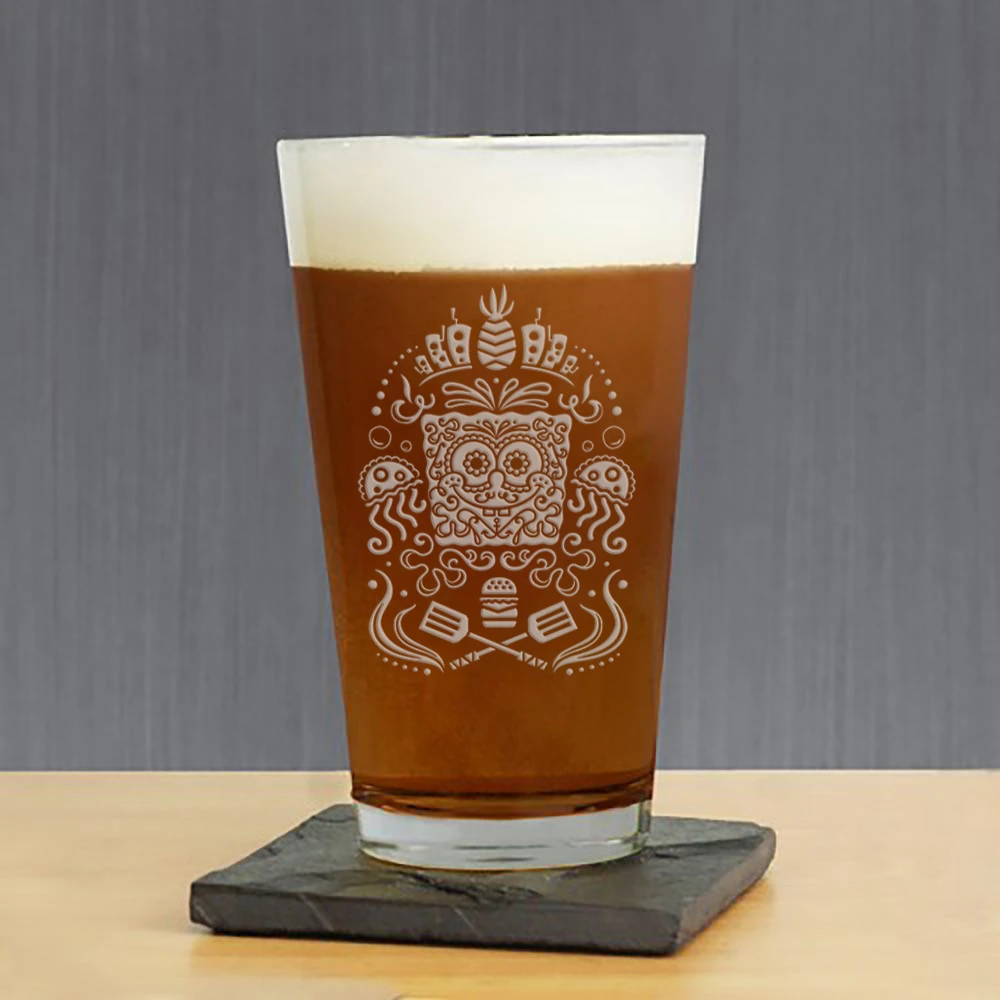 Progift Drinkware SpongeBob Sugar Sponge Reduced Color Drinking Glass