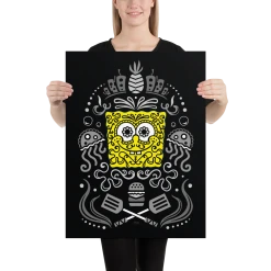 Circlegraphics Home & Office SpongeBob Sugar Sponge Reduced Color Poster